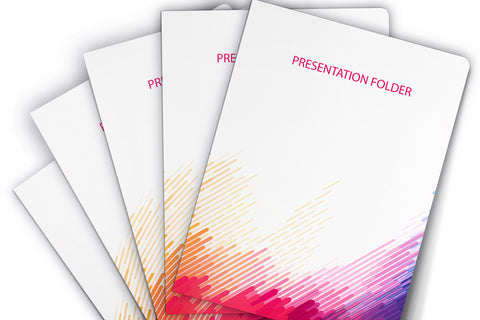 A4 Presentation Folder -  Gloss Laminated